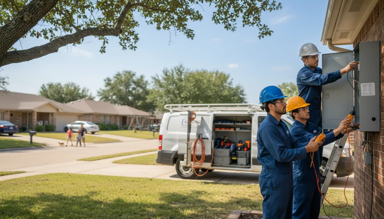 Certified electrician providing emergency electrical services in Lithopolis, OH